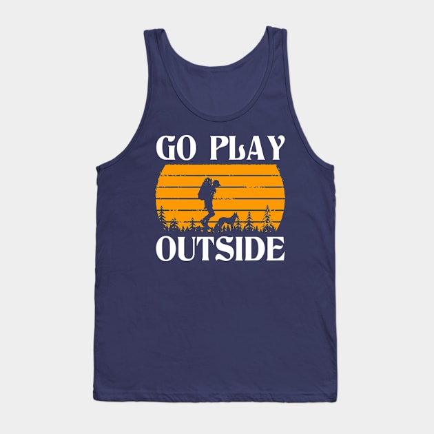 Retro Go Play Tank Top by Tribun Dash